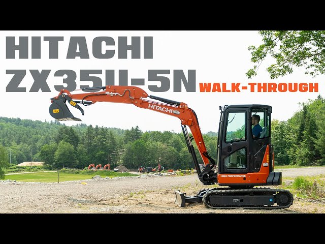 Hitachi ZX35 Full Walk-Through - YouTube