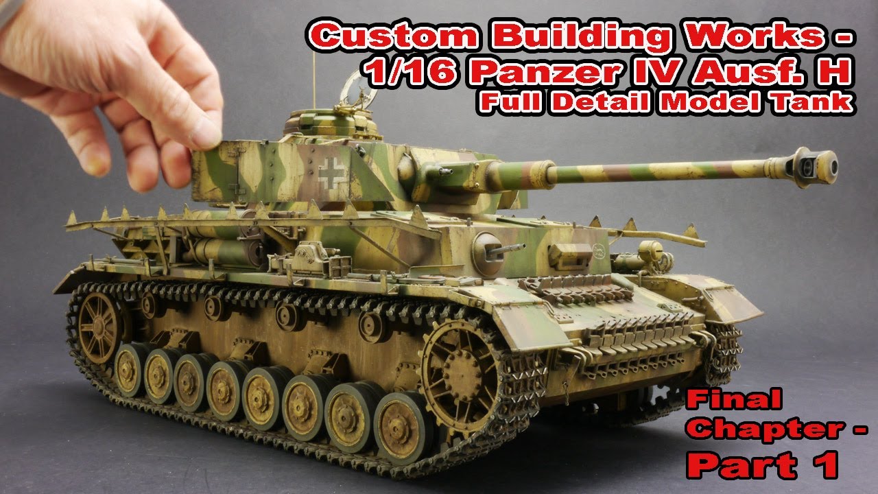 1/16 German Tank Panzer IV Ausf. H Trumpeter Custom Building Works