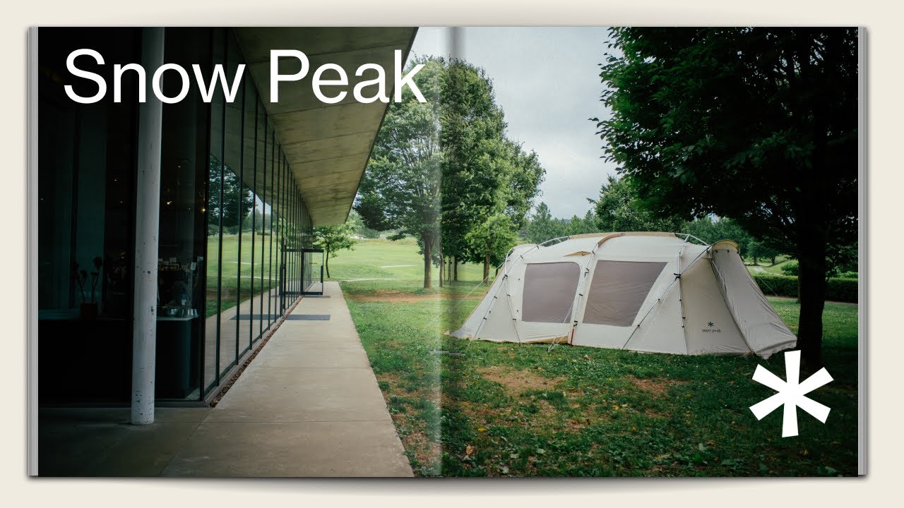 Snow Peak Headquarters & Field Suite Spa TOUR - YouTube