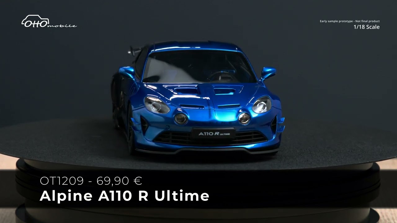 OttOmobile - Alpine A110 R Ultime Alpine Vision Blue 2024 - 1/18