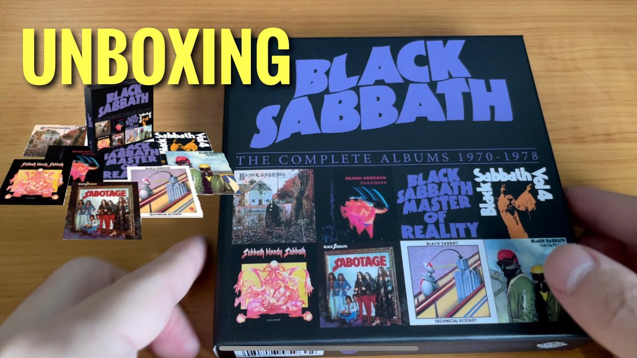 Unboxing: Black Sabbath, The Complete Albums 1970-1978 Box Set