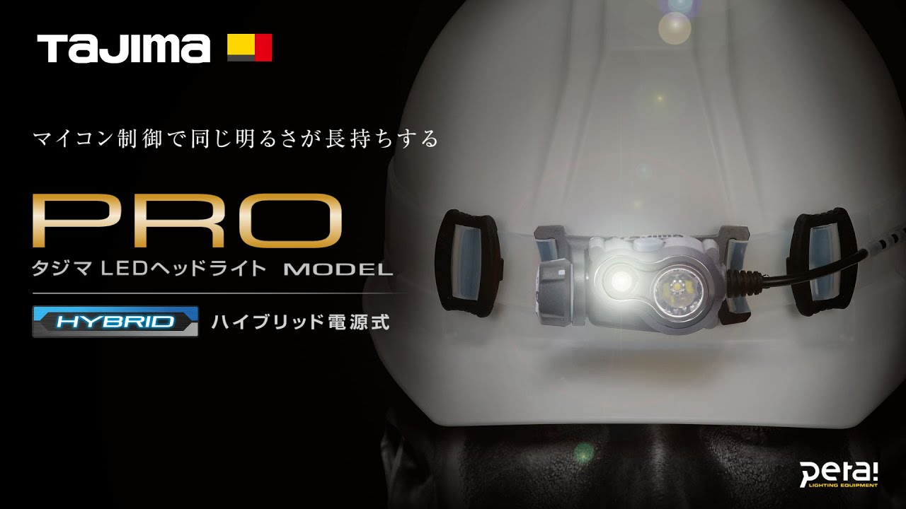 ヘッドライトE351 350lm 大径照射セット ブラック｜ヘッドライト