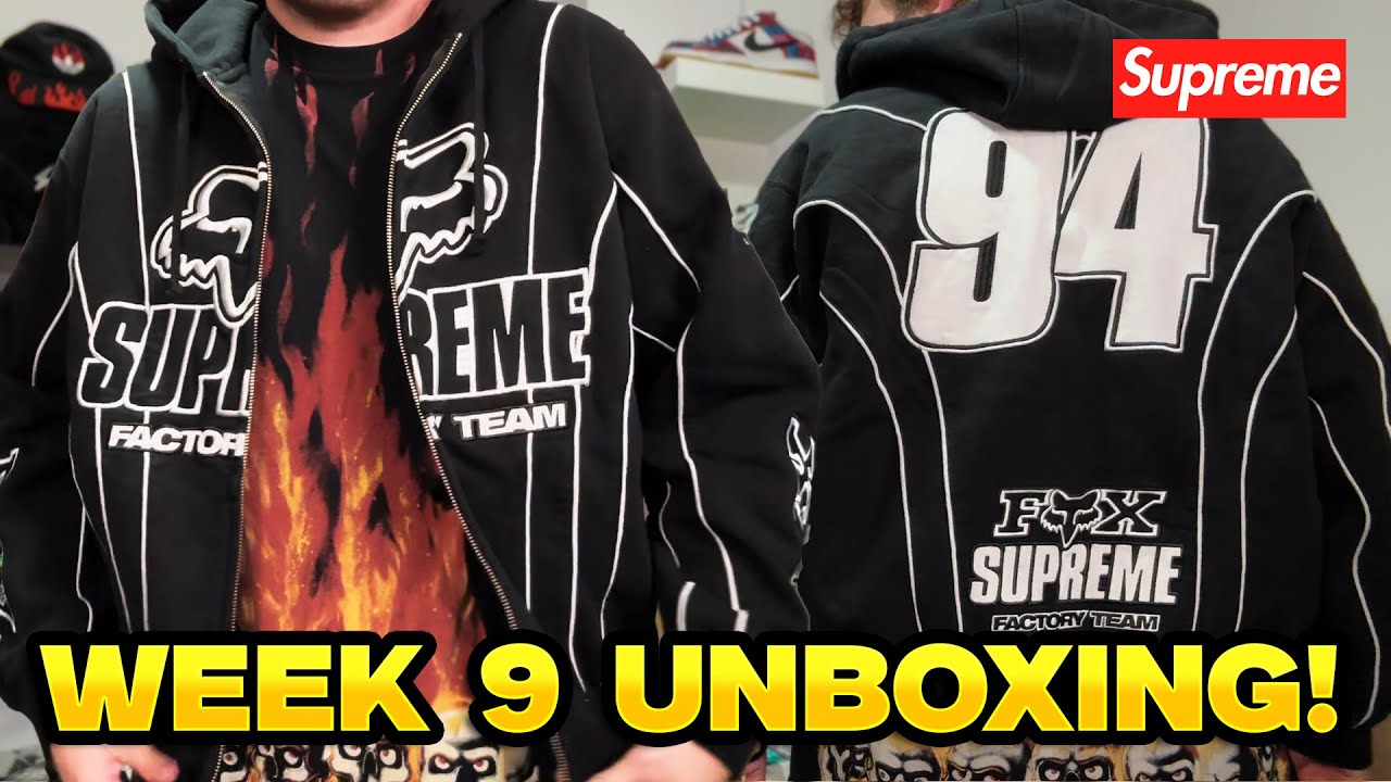 SUPREME FW25 WEEK 9 UNBOXING! FOX RACING 🔥 - YouTube