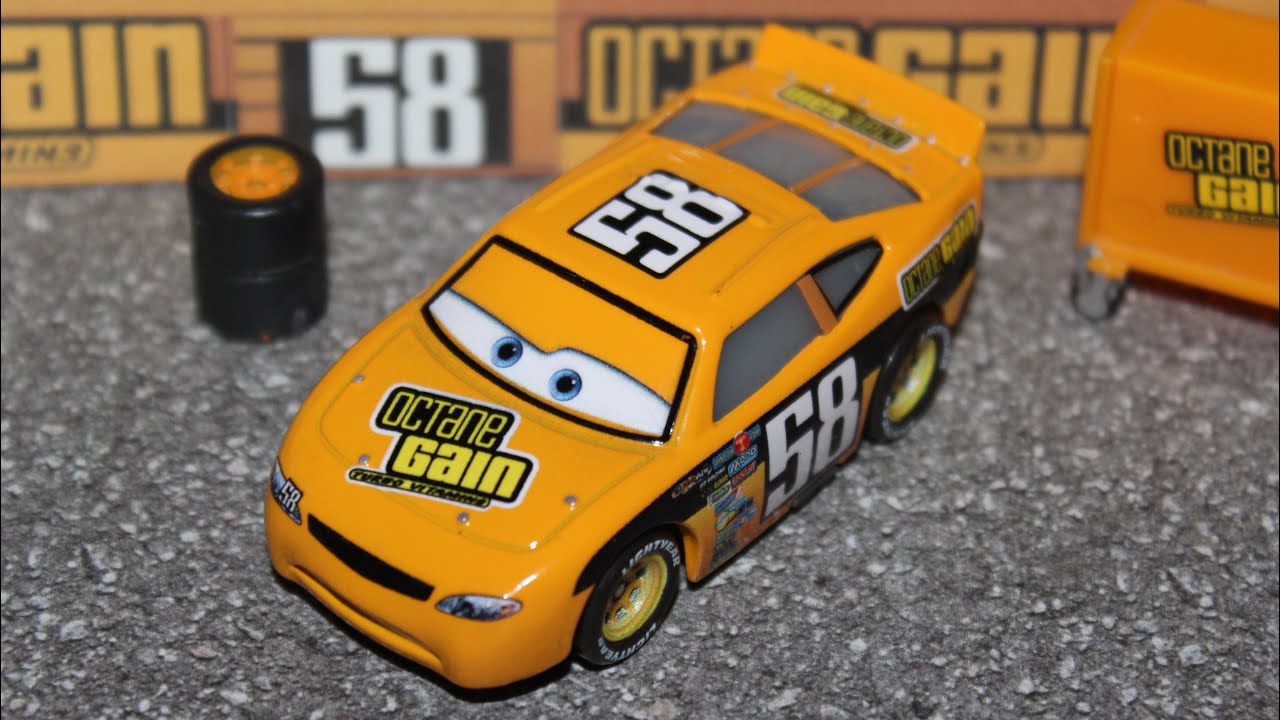 Mattel Disney Cars Billy Oilchanger Octane Gain #58 Piston Cup