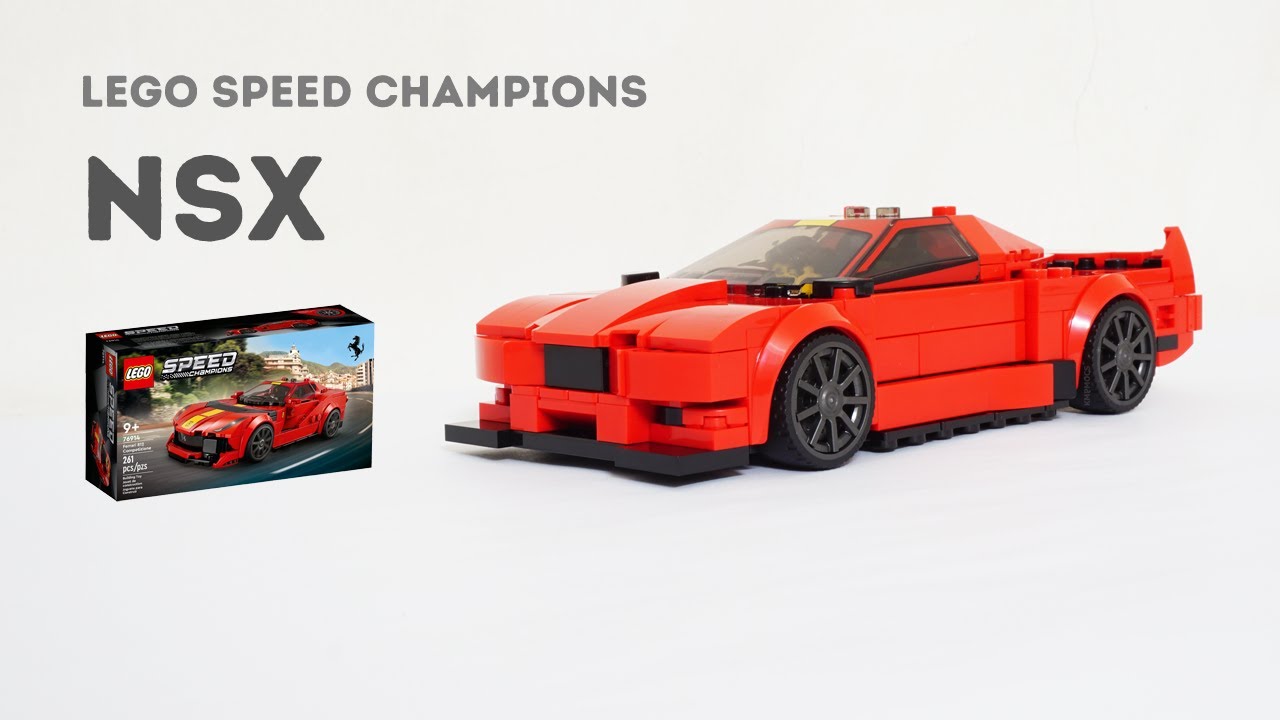 Honda NSX Lego Speed Champions 76914 Alternate Build | Premium