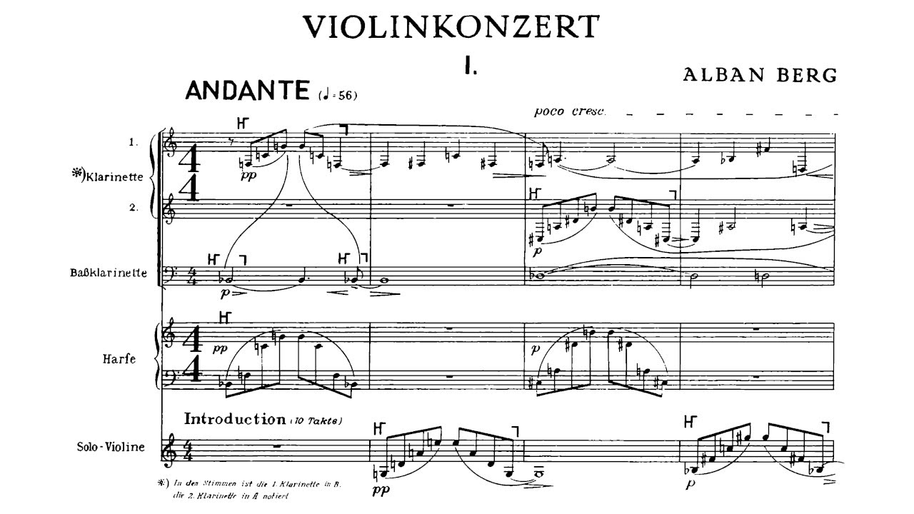 Alban Berg - Violin Concerto (1935) - YouTube