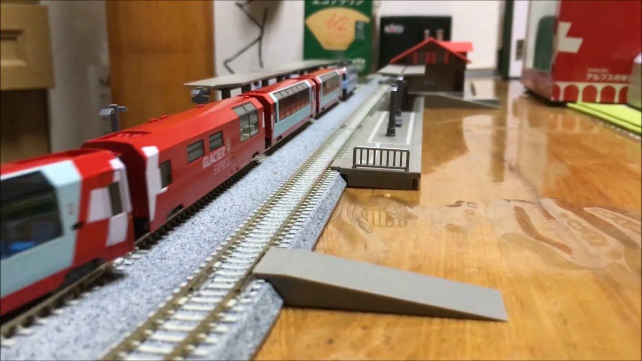 鉄道模型】アルプスの氷河特急＆レーティッシュ鉄道 - YouTube