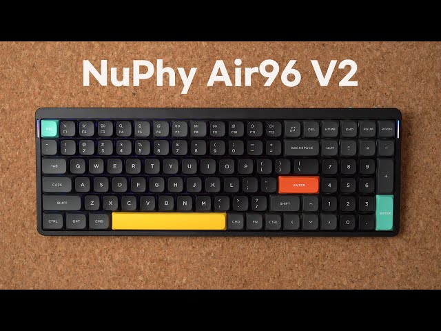 NuPhy Air96 V2 Wireless Custom Mechanical Keyboard review (with