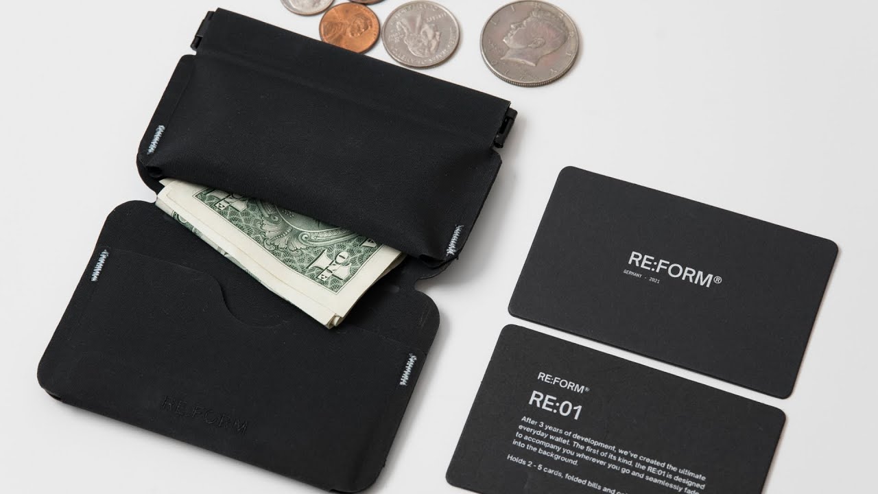 デザインが良すぎるミニマルな財布「RE:FORM RE:01」がカッコよすぎた
