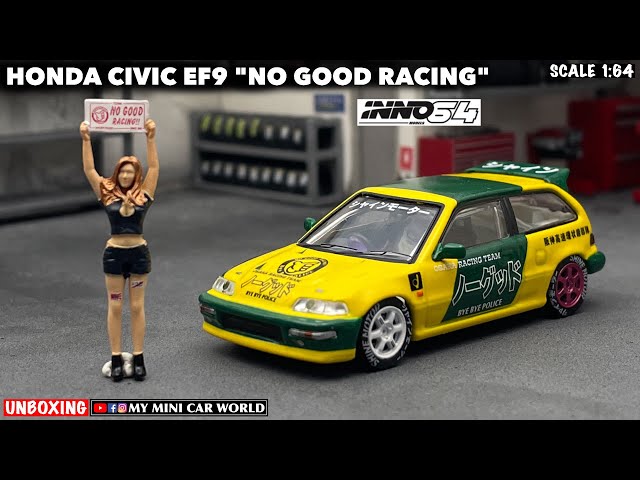 MY MINI CAR WORLD』UNBOXING INNO64 1/64 HONDA CIVIC EF9 “NO GOOD