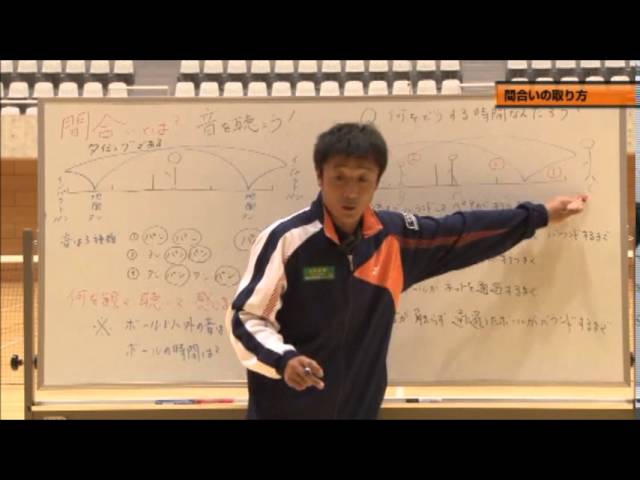 間合いの取り方(音を聴く)_小峯秋二のソフトテニス進化論① - YouTube