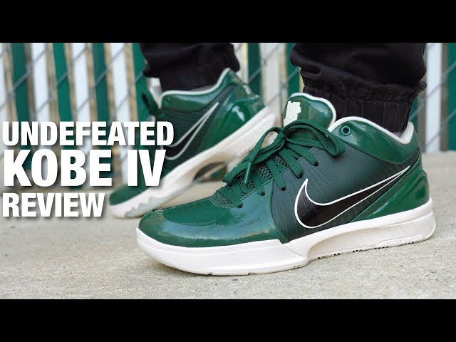 UNDEFEATED x Nike KOBE 4 Protro Milwaukee Bucks REVIEW & ON FEET