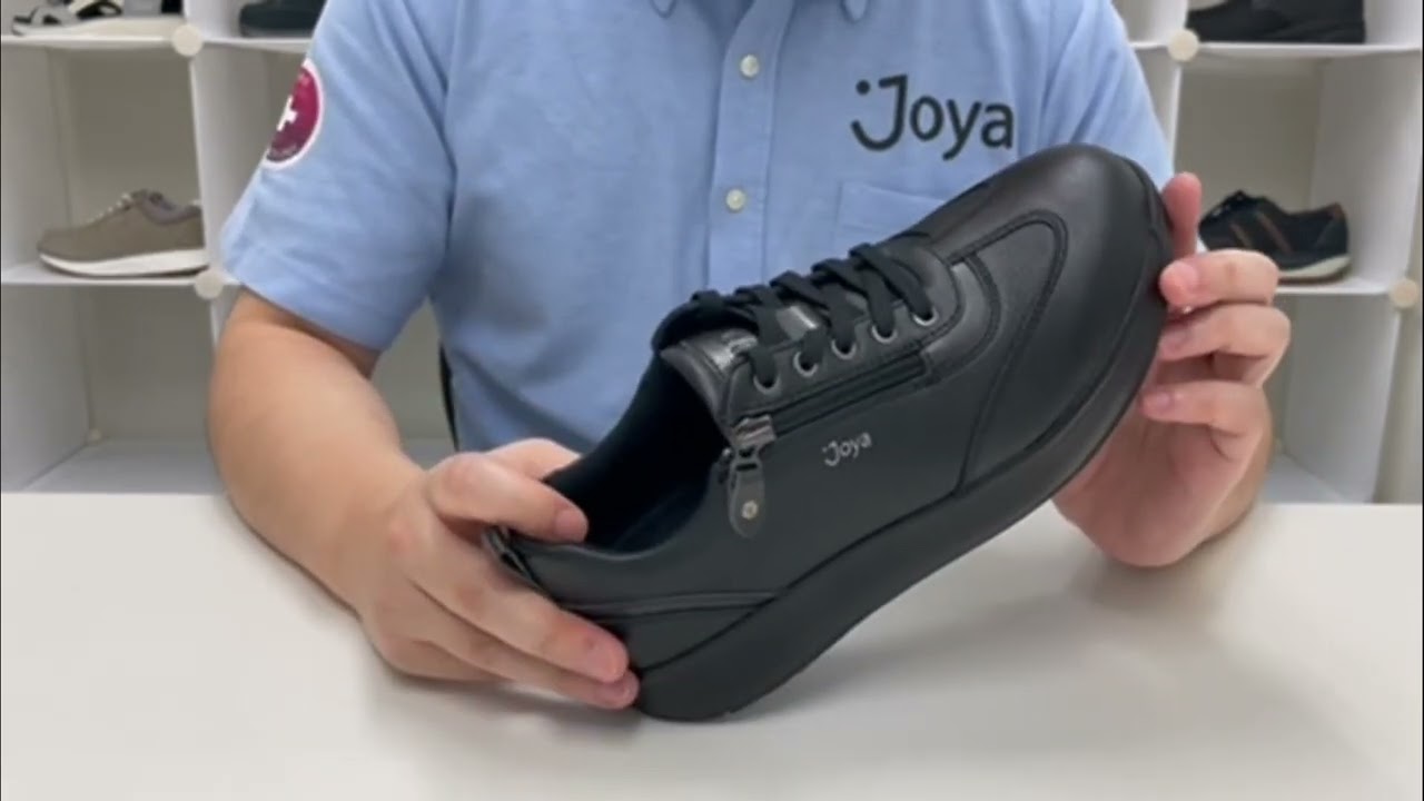 Laura BlackⅢ 膝、腰に驚くほどやさしい やわらかい履き心地の靴 Joya