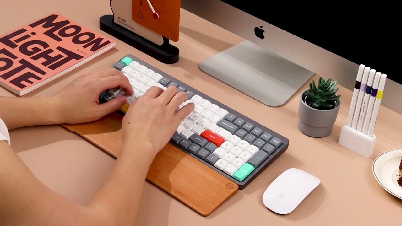 NuPhy Air96 V2 Typing Sound Test - Aloe / Cowberry / Wisteria