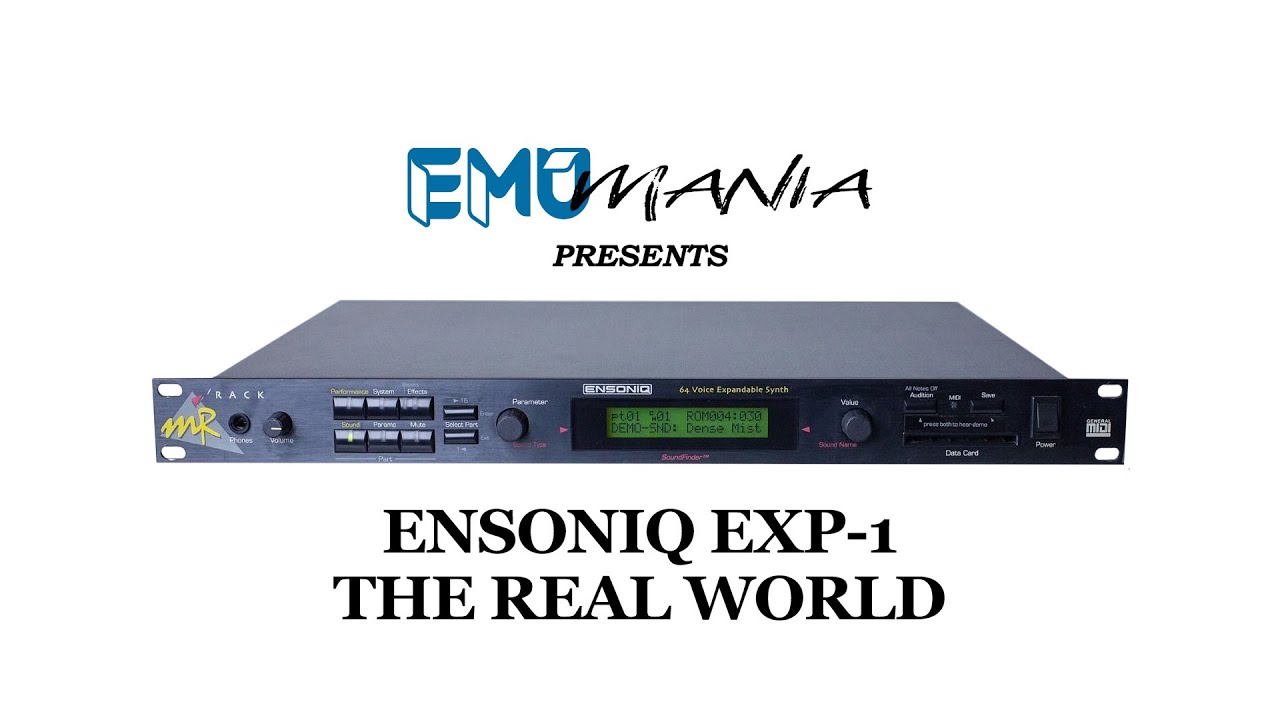ENSONIQ EXP-1 THE REAL WORLD EXPANSION BOARD PRESET DEMO - YouTube