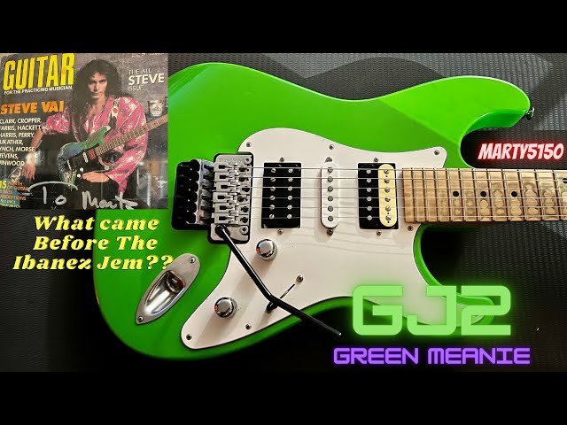 Charvel steve vai Green Meanie風MOD Charvel steve vai Green Meanie