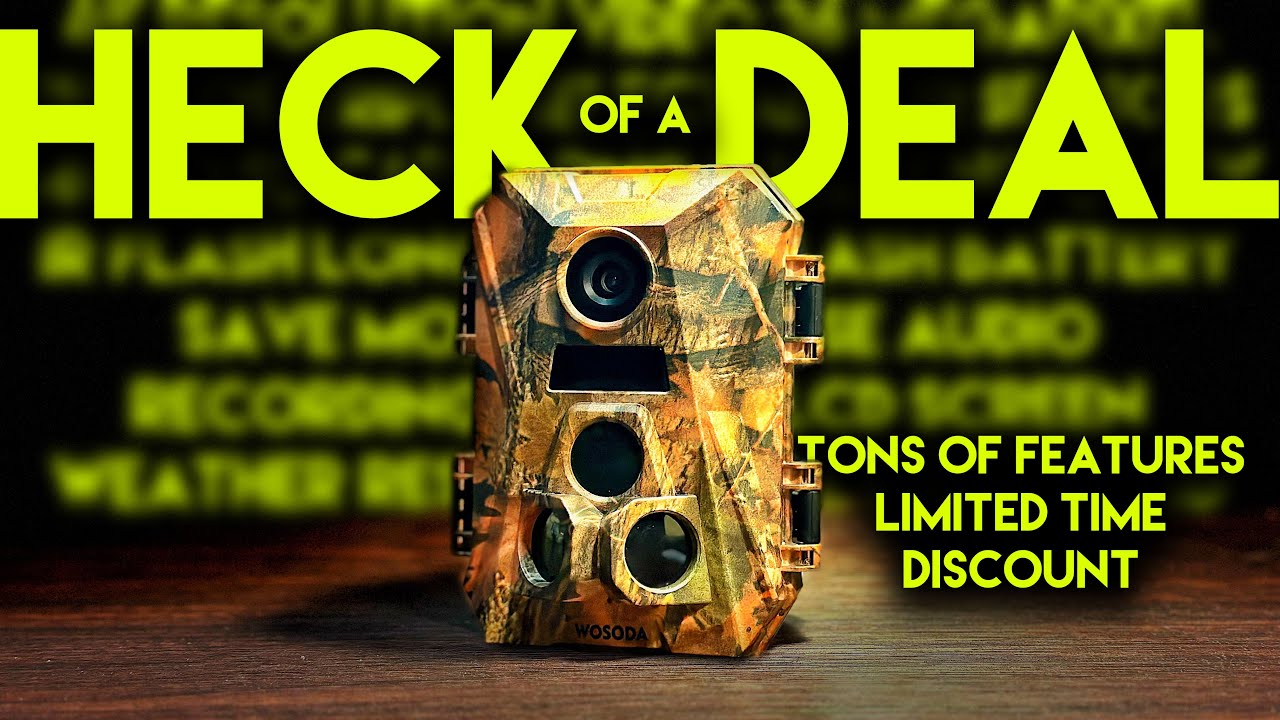 DONT SLEEP ON THIS TRAIL CAM STEAL! - Deep Dive Review - WOSODA