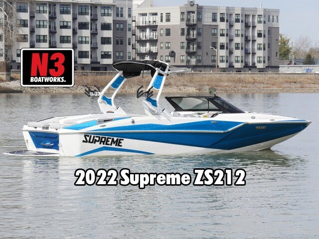 2022 Supreme ZS212 - Bahama Blue Metal Flake - On Water || N3