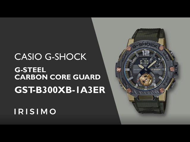 CASIO G-SHOCK G-STEEL GST-B300XB-1A3ER CARBON CORE GUARD | IRISIMO