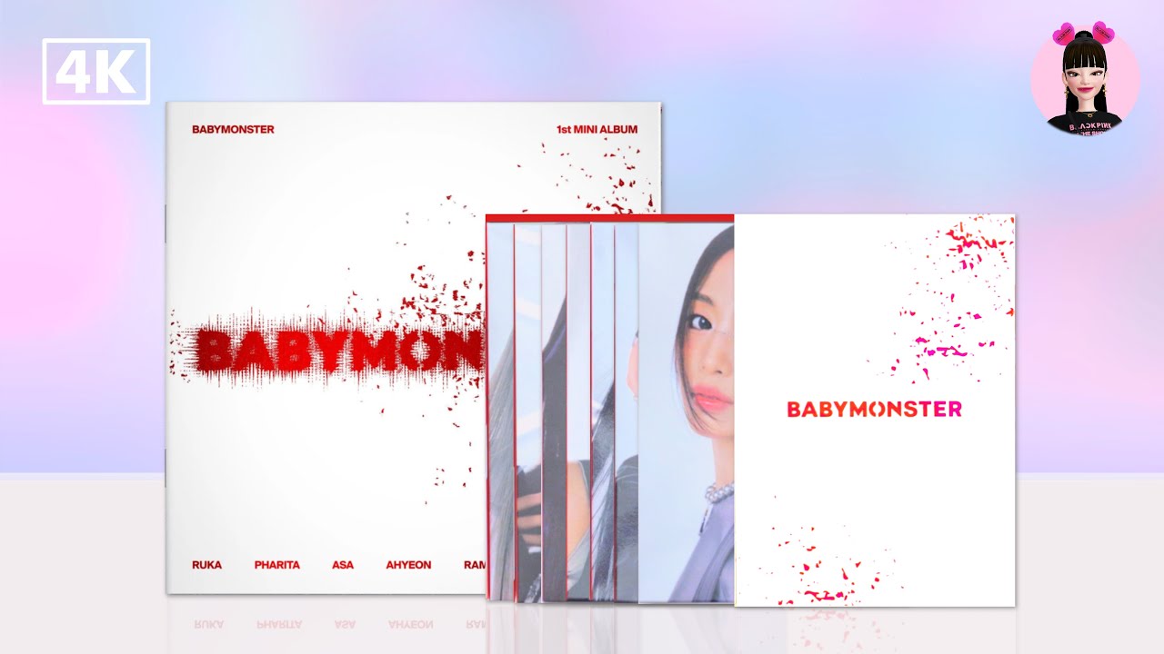 Unboxing Babymonster 1st Mini Album [BABYMONS7ER | YG Tag Album