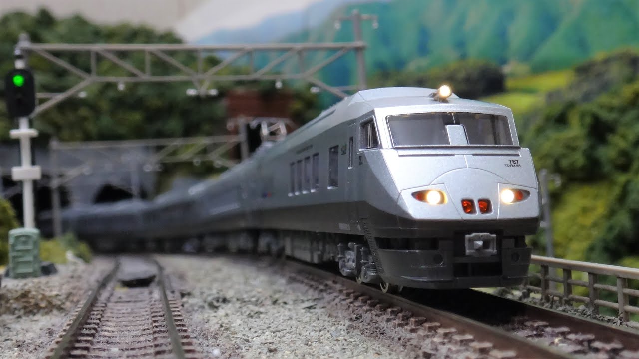 787系 L特急 つばめ［JR］【鉄道模型・railway model】 - YouTube