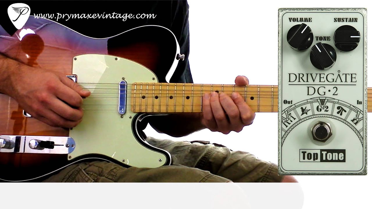Top Tone Drive Gate DG-2 Fuzz - YouTube