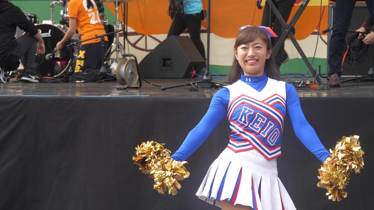 秋祭2017② チャンスパターンメドレー 慶應義塾大学応援指導部チア