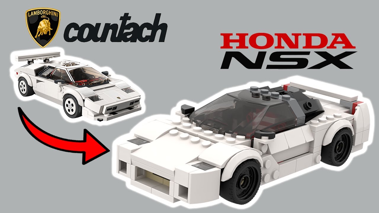 76908 Honda NSX - Lego Speed Champions Alternative MOC Tutorial