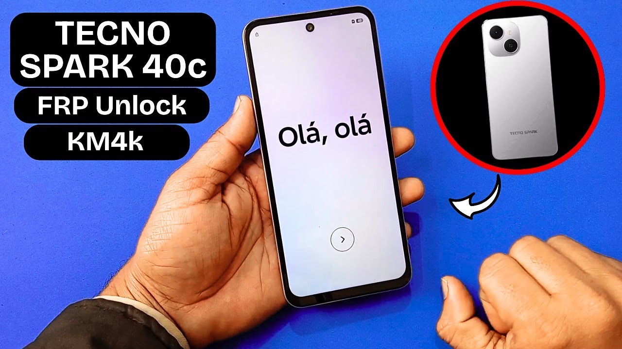 Tecno Spark 40c (KM4k) FRP BYPASS 2026 Android 15 | Google Account