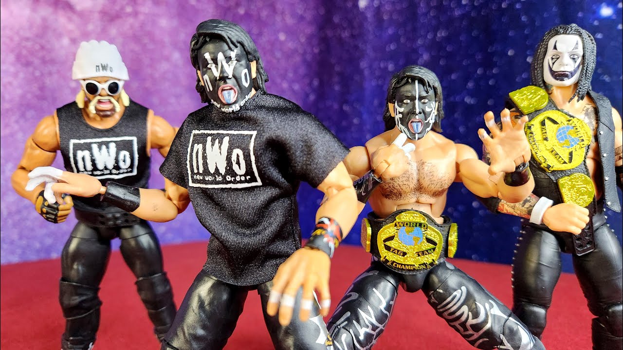 Great MUTA Face-Off! NWO vs 2000 Era MATTEL ELITE - YouTube