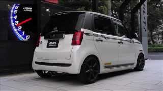 BLITZ / NUR-OVAL Ti JG1 N-ONE EXHAUST SOUND - YouTube