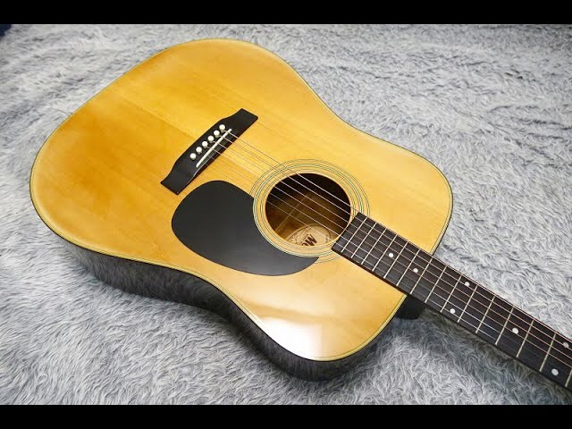 1970's MORRIS W-18 high quality made acoustic guitar Made in Japan