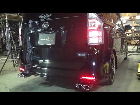 センスブランド 70ヴォクシー マフラー オーバル 4本出し 重低音