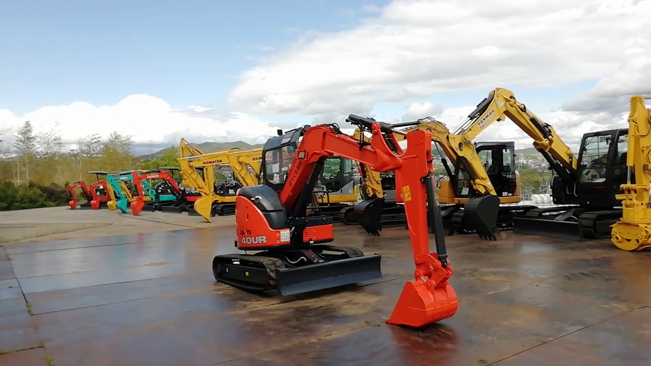 日立建機 ZX40UR-5B ユンボ 油圧ショベル 0.2m3 [BE1814] 【クレーン