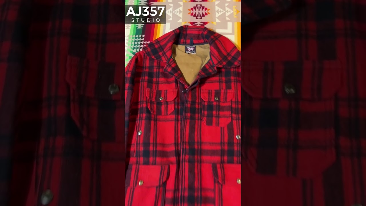 1950s Woolrich Hunting Jacket — Buffalo Plaid Vintage USA Workwear