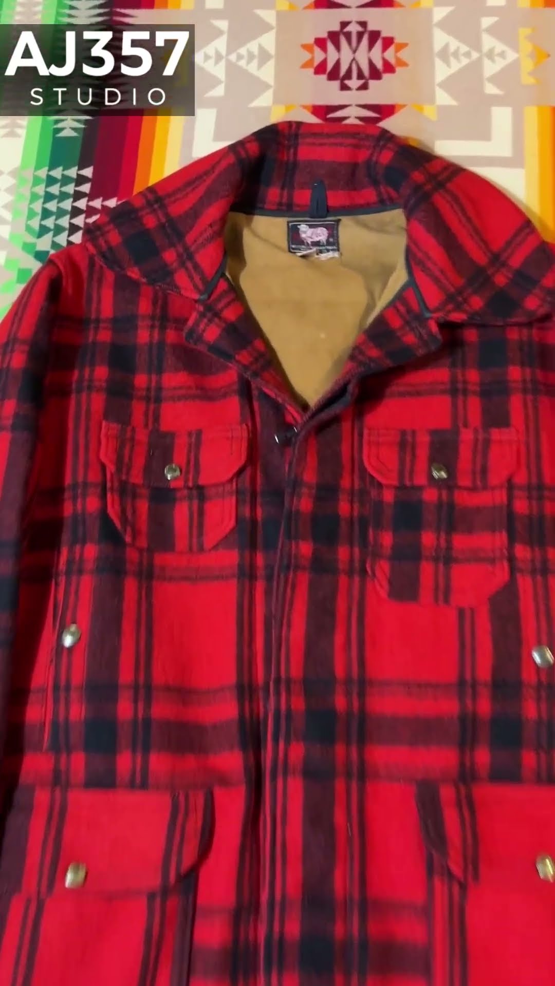 1950s Woolrich Hunting Jacket — Buffalo Plaid Vintage USA Workwear