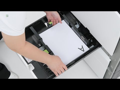 CS963/CX833/CX961/CX962/CX963—Loading the 550-sheet tray - YouTube