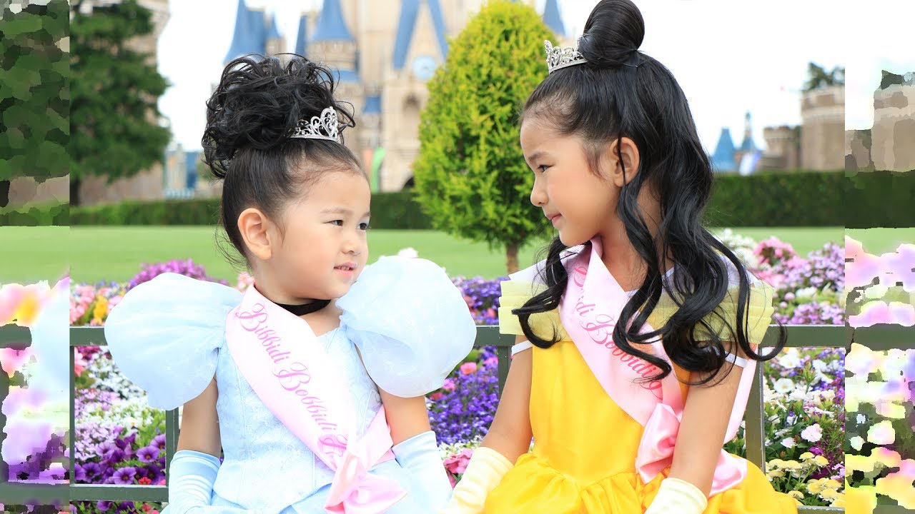 新ビビディバビディブティックでドレスアップ♡ベルとシンデレラ