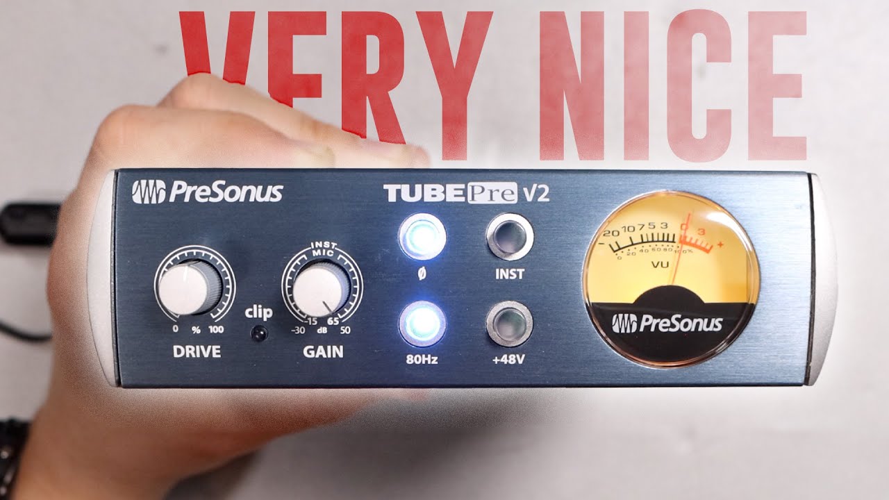 Presonus TubePre V2 Tube Preamp Review / Test - YouTube