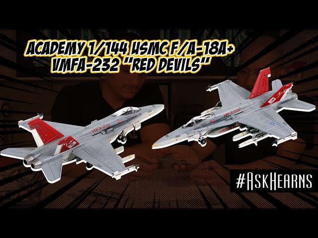 ACADEMY 1/144 USMC F/A-18A+ VMFA-232 