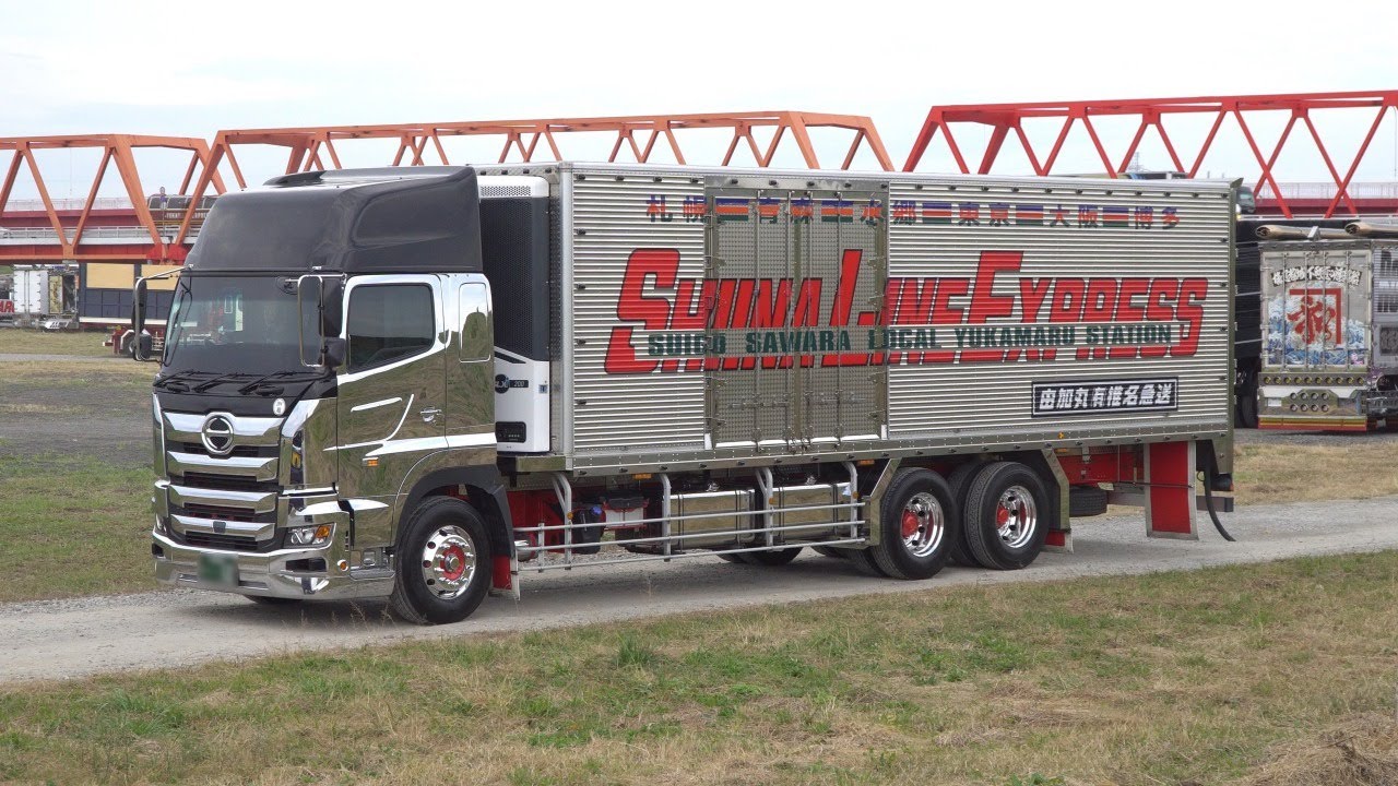 海峡道塾 2022 イベント 搬入① デコトラ アートトラック 椎名急送 由