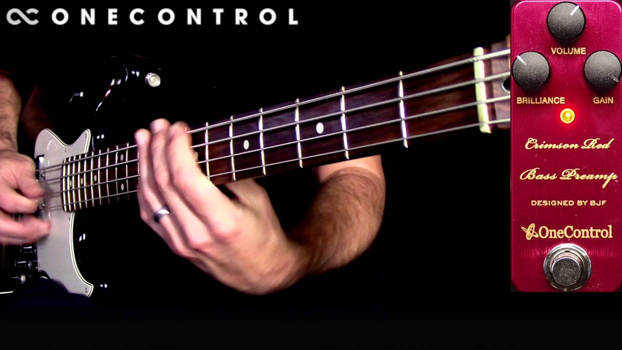 One Control Crimson Red Bass Preamp - YouTube