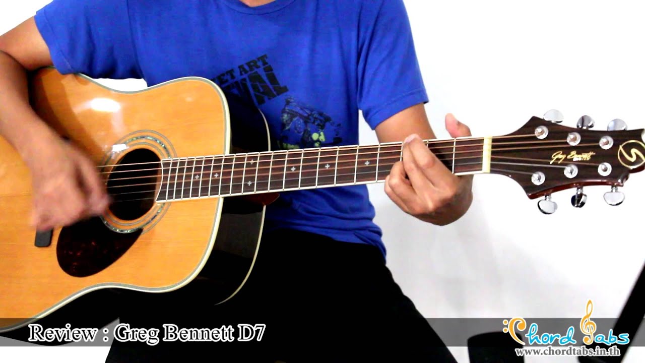 Review Greg Bennett D7 by www.chordtabs.in.th - YouTube