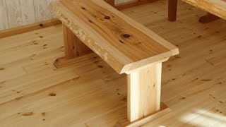How to make a wooden bench - I made a stylish bench easily with