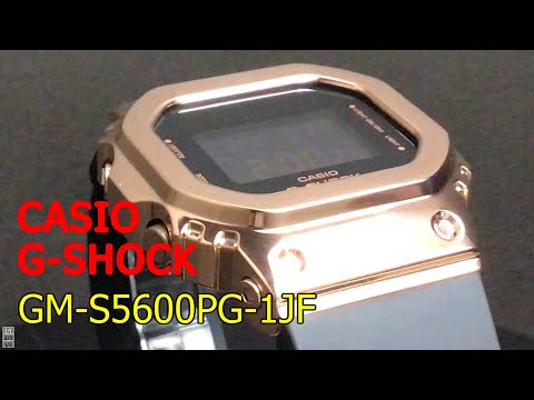 CASIO G-SHOCK GM-S5600PG-1JF ユニセックス ローズゴールド - YouTube