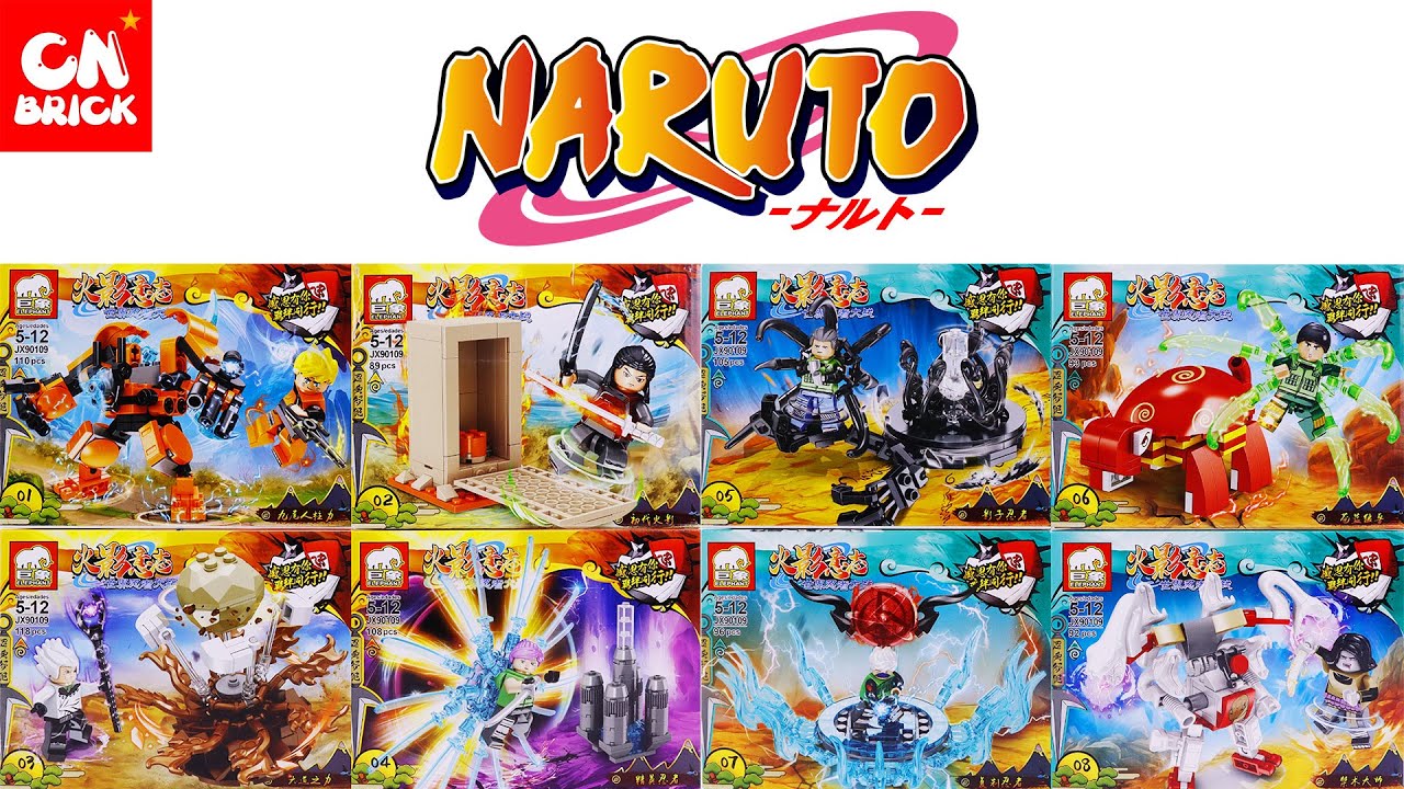 Unoffical LEGO NARUTO ナルト JX90109 UNOFFICAL LEGO SPEED BUILD