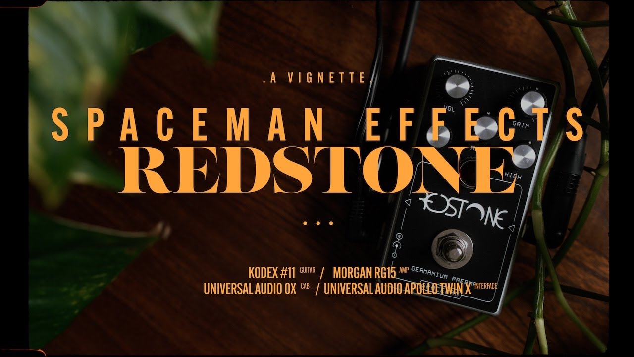 Spaceman Effects Redstone Germanium Preamp | Vignette Demos - YouTube