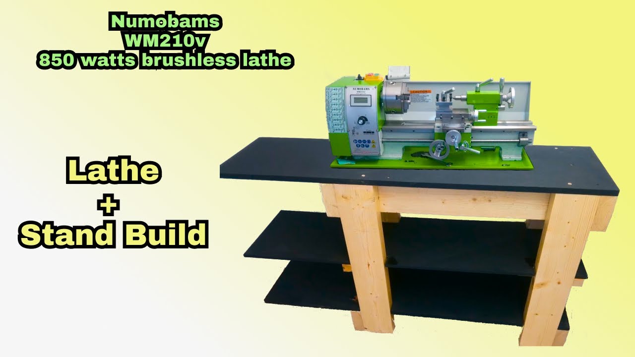 WM210V Lathe Stand Build - YouTube