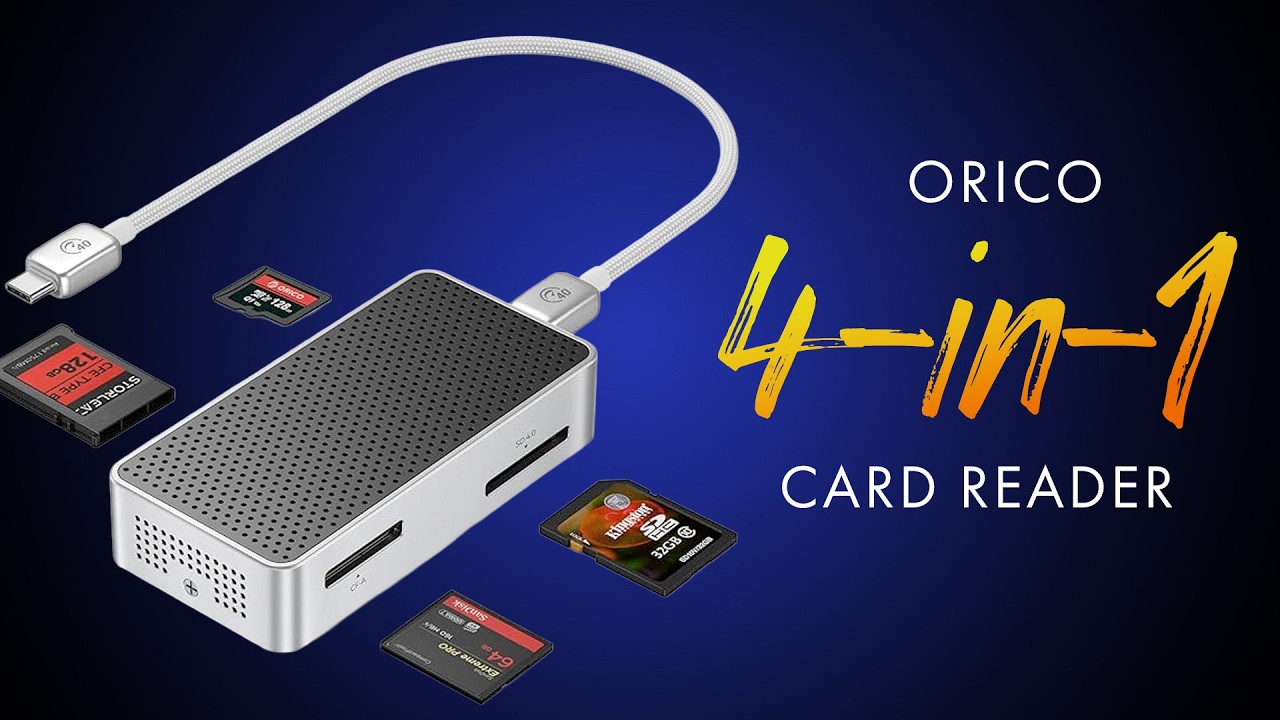 The Orico M4DK Review | Affordable High-Speed Card Reader for