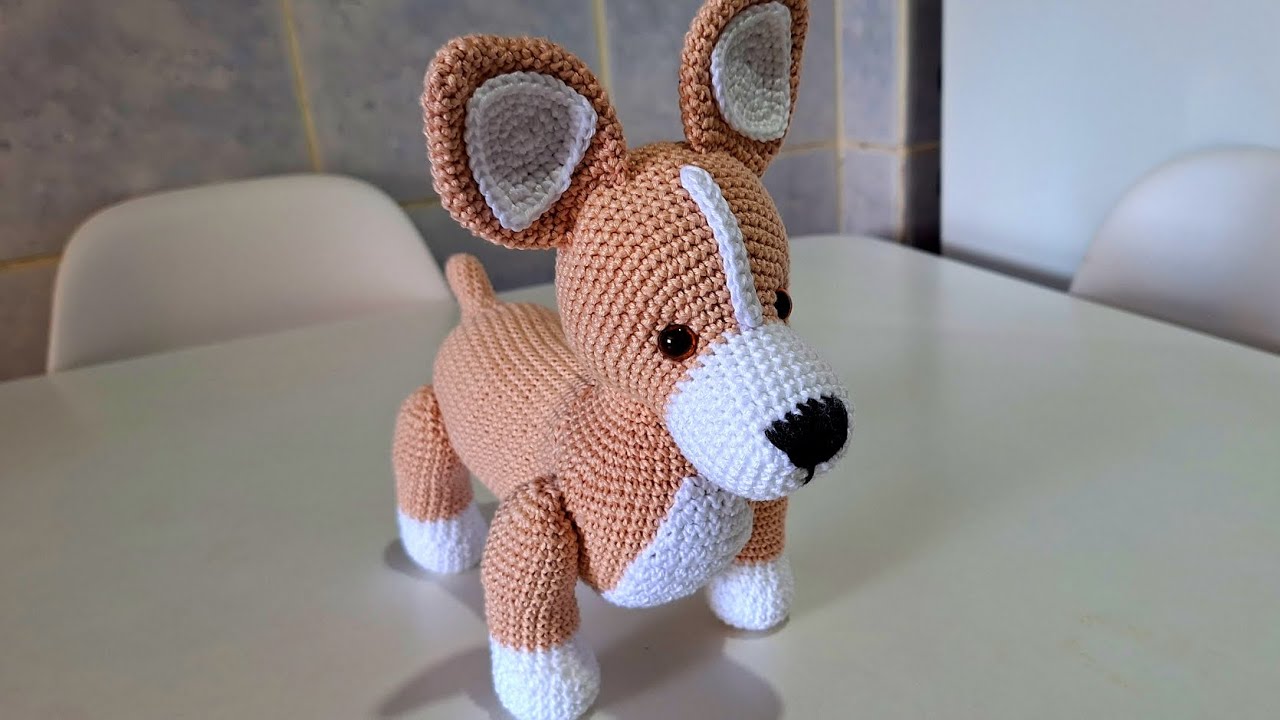 Corgi Cardigan amigurumi Tutorial Passo a Passo 2/3 - YouTube